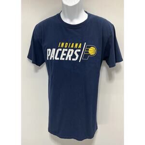 Indiana Pacers NBA Fanatics T Shirt Blue Adult Short Sleeve Tee Basketball Large